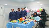 برگزاری جشن تولدبیمار آقا ابوالفضل محمدی بستری در بخش icu